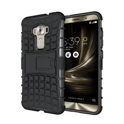 Rugged Spider Armor Heavy Duty Hybrid TPU Silicone Stand Impact Cover for Zenfone 3 ZE520 KL Case - goldylify.com