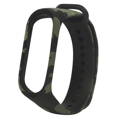 Camouflage Replacement Silicone  Strap Wristband for Xiaomi Mi Band 3 - goldylify.com