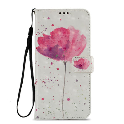 3D PU Leather Wallet Stand Case for Xiaomi Redmi 5 Plus Lotus Pattern - goldylify.com