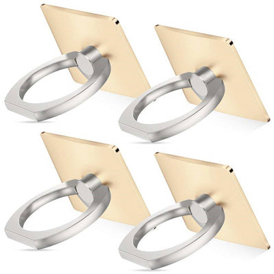 4 PCS Cell Phone Ring Holder Stand Metal - goldylify.com