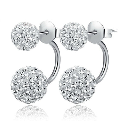 Female Fashion Minimalist Princess Diamond Earrings - goldylify.com