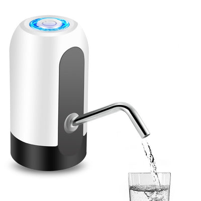 Electric Drinking Water Button Press Pump Bottled Dispenser  Supply Device - goldylify.com