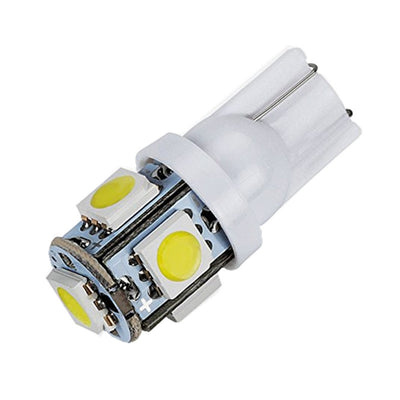 T10 LED Bulbs 5050 5 SMD Car Wedge Interior Side Marker Tail Light 12V 10PCS - goldylify.com