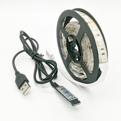 ZDM 100CM 5V Waterproof  1m USB LED Light Strip 15W 5050RGB 60 LEDs  ( DC5V ) - goldylify.com