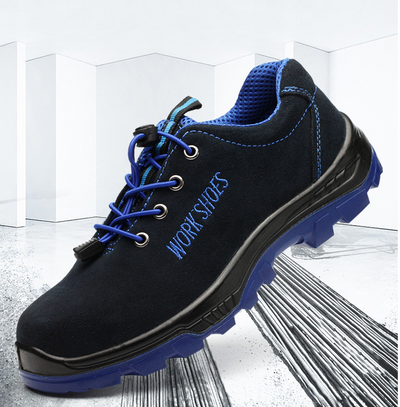 Safety shoes for men's safety shoes, anti puncture, puncture proof, injection molding, solid bottom, wearable and breathable shoes. - goldylify.com