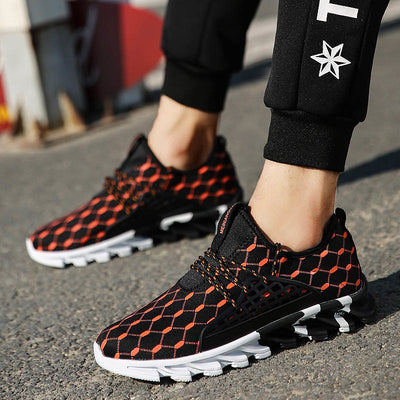 Men's Sport Sneakers Men Comfortable Sports Outdoor Running Shoes 2020 Newest Male Breathable Footwear for Men Lace-Up