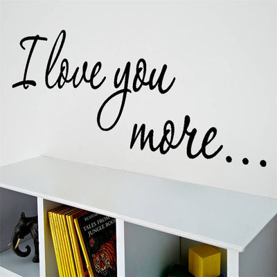 Quote Wall Sticker I Love You For Home Decoration Waterproof Removable Decals - goldylify.com