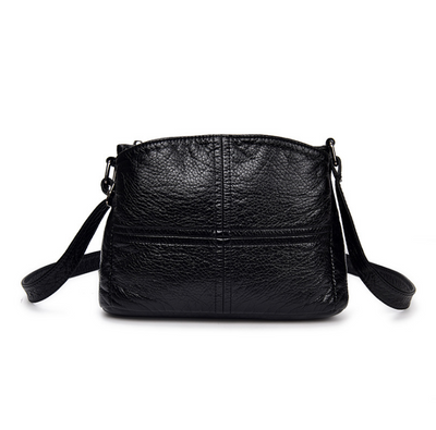 Fashion women's handbag soft leather casual shoulder messenger small bag female handbag black lvhryuu7 - goldylify.com