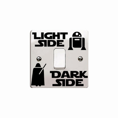 Personalized Wall Decal Dark Side Light Switch Sticker DIY Vinyl Home Decor - goldylify.com