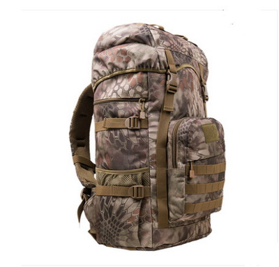 Outdoor mountaineering bag 50L men and women shoulder bag travel large capacity backpack male special forces rucksack tabby special combat package - goldylify.com