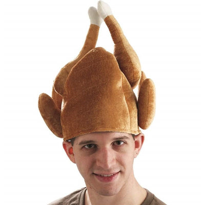 Funny Adults Hat Thanksgiving Day Roasted Turkey  Cute Party Festival Caps - goldylify.com