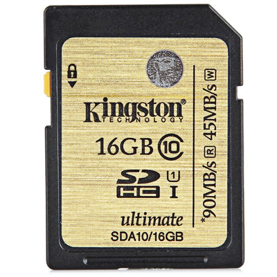 Kingston Practical 16GB Class 10 90MB/s UHS-I SDHC SDXC Extra Memory Card - goldylify.com