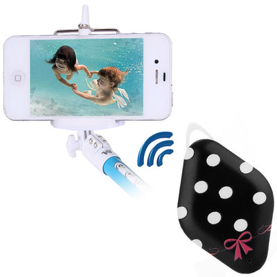 Bowknot and Dots Pattern Bluetooth Remote Control Camera Shutter Self-Timer - goldylify.com