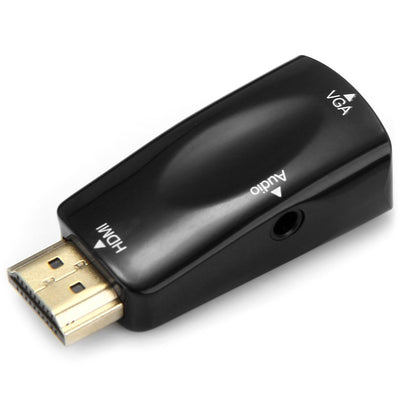 HDV104 HDMI Male to VGA Female Video Converter Adapter Support 1080P with Audio Output - goldylify.com