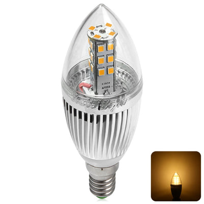YouOKLight E14 28 SMD 2835 LEDs 5W 450LM 6000K LED Lights Translucent Flamed Candle Bulb - goldylify.com