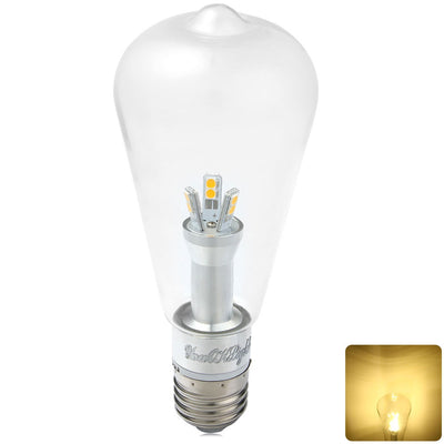 YouOKLight 580LM E27 6W 3000K 85 - 265V 12 LEDs Lights Energy Saving Filament Bulb - goldylify.com