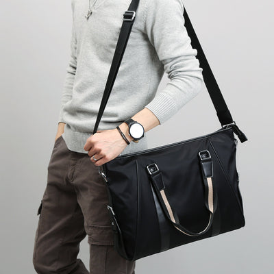 Business briefcase men's handbag men's bag shoulder bag nylon cloth computer bag Messenger - goldylify.com