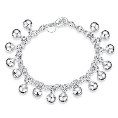 Chain Bracelet with Silver Globe - goldylify.com