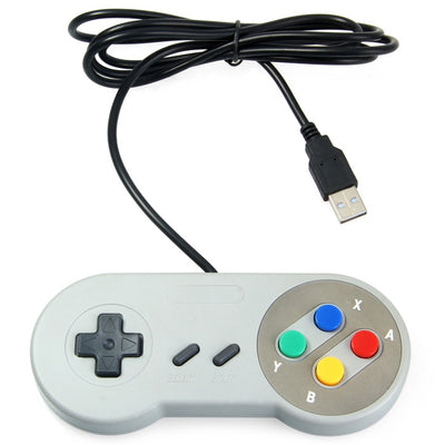 Classic USB Controller with A / B / X / Y Function Button for SNES - goldylify.com
