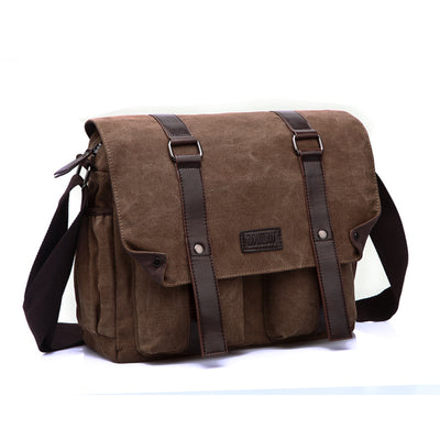 Simple and fashionable canvas casual men's bag - goldylify.com