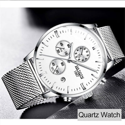 HAIQIN Men's Mechanical Watches automatic watch men Luxury Quartz Wrist Watch for Men Waterproof Wristwatch 2020 Man Clock - goldylify.com
