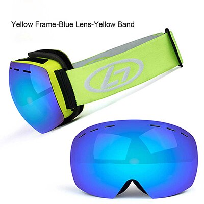 OBAOLAY Double Lens Anti-fog Ski Goggles UV400 Ski Glasses Winter Outdoor Sport Snowboard Equipment - goldylify.com