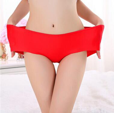 2019 Women's Underwear Big Size Thin Section Intimates Seamless Comfortable Panties Female Sexy Briefs Pink Black Red Color - goldylify.com