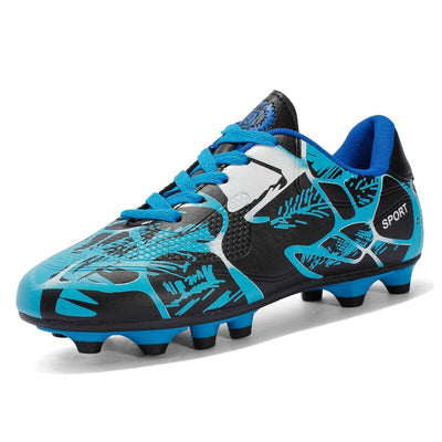 Sport Sneakers Size 35-45 Football Boots Outdoor grassland Men Boys Soccer ShoesHigh Ankle Kids Cleats Training - goldylify.com
