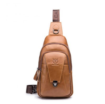 Men Genuine Leather Crossbody Bag - goldylify.com