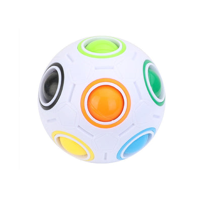 Football Cube Magic Rainbow Ball Puzzle Relief Toys - goldylify.com