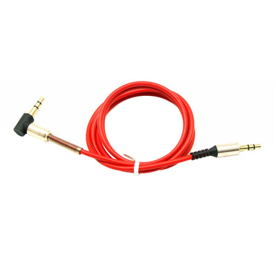 3.5mm Stainless Steel Spring Male to Male AUX Audio Connection Cable - goldylify.com