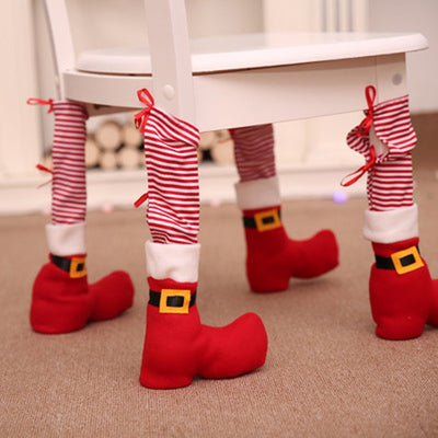 Christmas Decoration Supplies Christmas Table Foot Cover Home Dressing Table Cha - goldylify.com