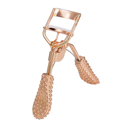 Maketop Rose Gold  Eyelash Curler with Advanced Silicone Pressure Pad - goldylify.com