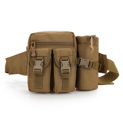 Army fan sports bag men and women kettle camouflage pockets large capacity riding kettle bag leisure travel - goldylify.com