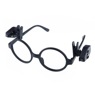 2PC Portable Clip On Eye Glasses Light Magnifier Reading LED Magnifying Glass - goldylify.com