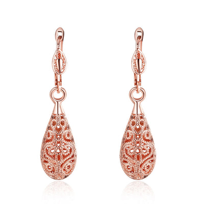 Drop Earrings Plated with Rose Gold - goldylify.com