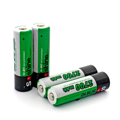 Soshine Ni-Mh Battery Rechargeable AA 1.2V 2700mAh - goldylify.com