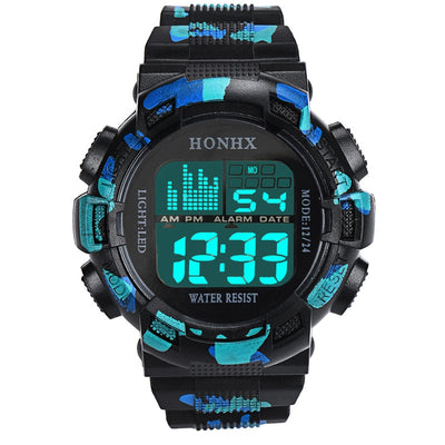 HONHX LED Multifunction Outdoor Waterproof Electronic Watch - goldylify.com