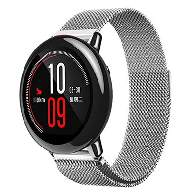 For Xiaomi AMAZFIT A1602 Milanese Magnetic Loop Stainless Steel Band - goldylify.com