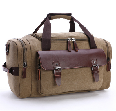 Travel bag student shoulder slung hand bag large capacity travel canvas bag luggage bag - goldylify.com