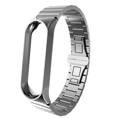 Luxury Stainless Steel Bracelet Watch Band Strap for XiaoMi Mi Band 3 - goldylify.com