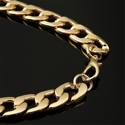 Men Hip Hop Bracelet Black Stainless Steel Bracelet & Bangle Male Accessory for Party Rock Jewelry - goldylify.com