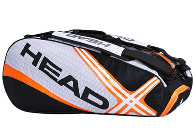 Head Tennis Bag Tennis Racket Bag Union Jack Sports Bag Capacity 6-9 Tennis Racquets Bag Men Tenis Racket Pack Tennis Backpack - goldylify.com