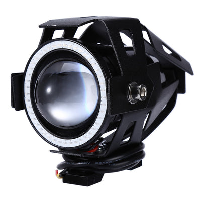 1500Lm 10W 12-80V Motorcycle Motorbike Eagle Eye Lamp U7 LED Driving Fog Blue Light Spot Lamp Headlight - goldylify.com