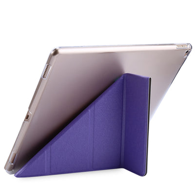 Ultra Slim Leather Wake Sleep Smart Multi-folds Cover Hard Back Case with Stand Function for iPad Pro - goldylify.com