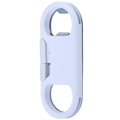 Bottle Opener Key Ring Data Line Charging Sync Cable 8 Pin USB 2.0 for iPhone 5S / 6 / 6S - goldylify.com