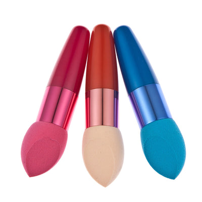 3pcs Cosmetic Liquid Cream Foundation Concealer Mushroom Head Sponge Brushes - goldylify.com