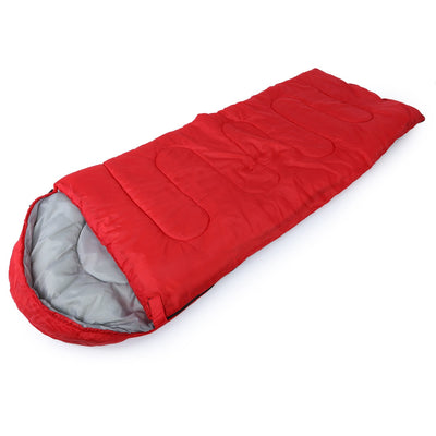 Outdoor Camping Travel Envelope Water Resistance Hooded Sleeping Bag - goldylify.com