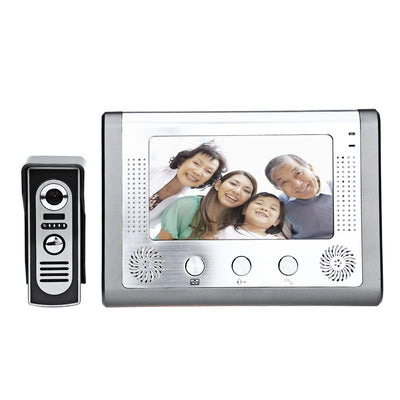 Refurbished SY801M11 7 Inches TFT Screen Video Interphone Infrared Night Vision Doorbell Intercom - goldylify.com