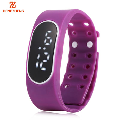 HENGZHENG Digital Watch Date Display LED Wristwatch with Two Replaceable Dial - goldylify.com